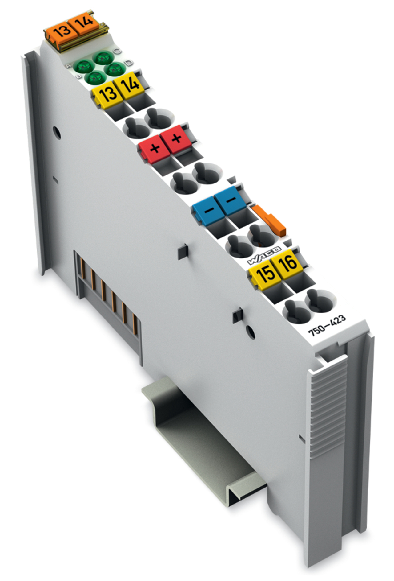 4-channel digital input; 24 V AC/DC; 50 ms; Power jumper contacts