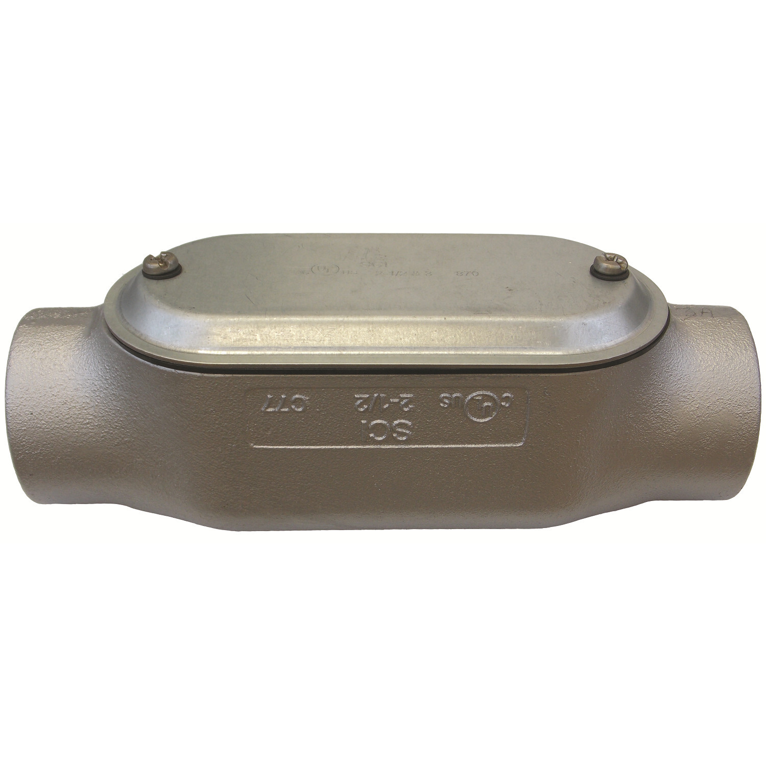 1"  Threaded C Conduit Body W/Steel Cover & Gasket Form 7 Grey Iron