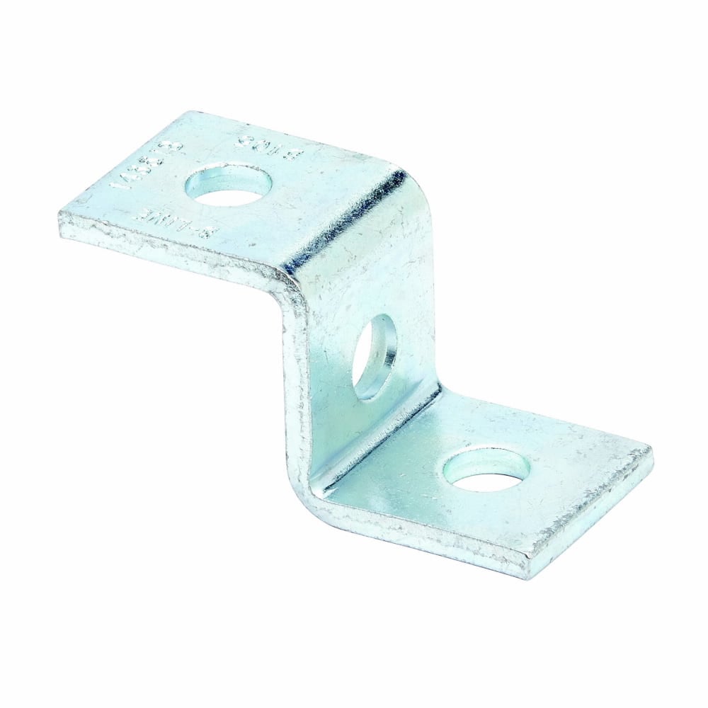 Eaton B-Line series offset fitting, 1.62" H x 3.5" L x 1.62" W, Steel, Electro-plated, 1/4" Gauge, Fits channel type B22