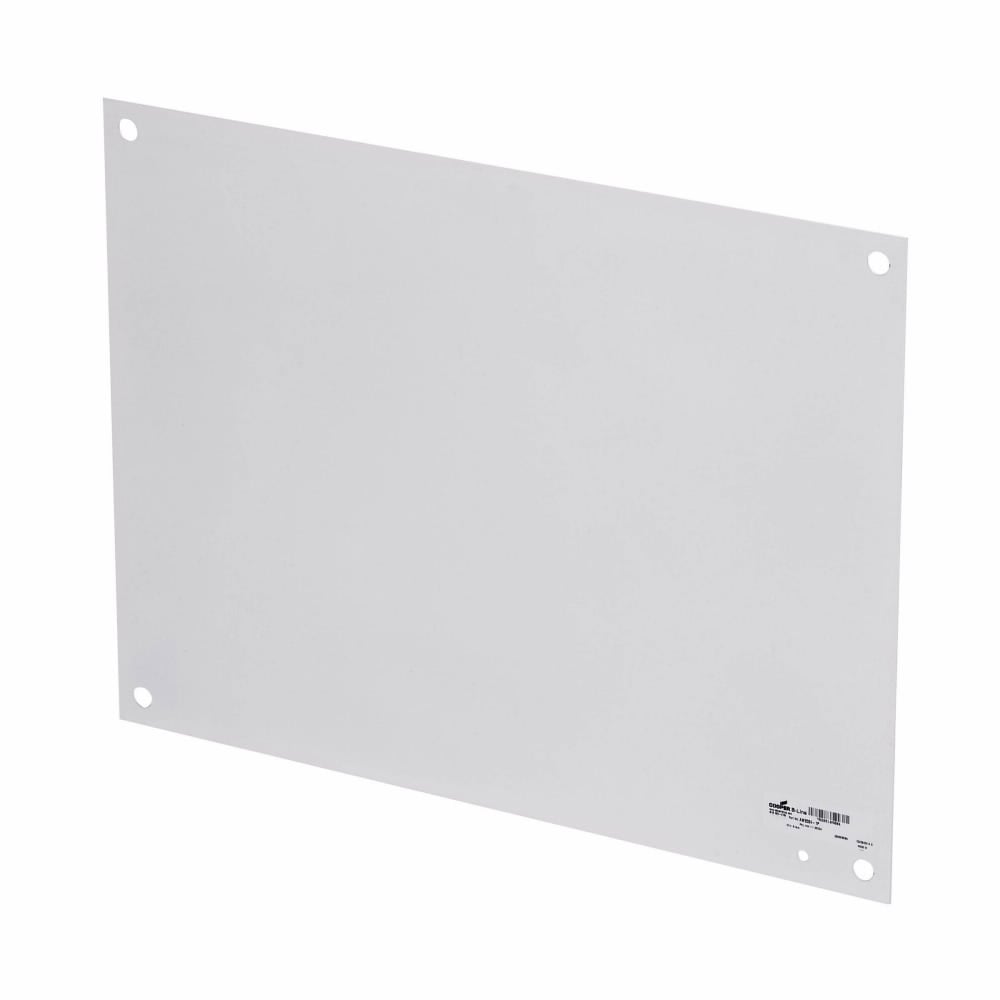 Eaton B-Line series premier series accessories, NEMA 1, White powder coated, Used in type 1 medium panel enclosures, Steel, Premier series accessories, Fits 20" X 24" enclosures, Type 1 medium enclosure and NEMA flat panels, 14 gauge