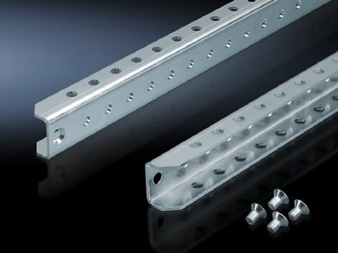 TS punched rail 25 x 38 mm