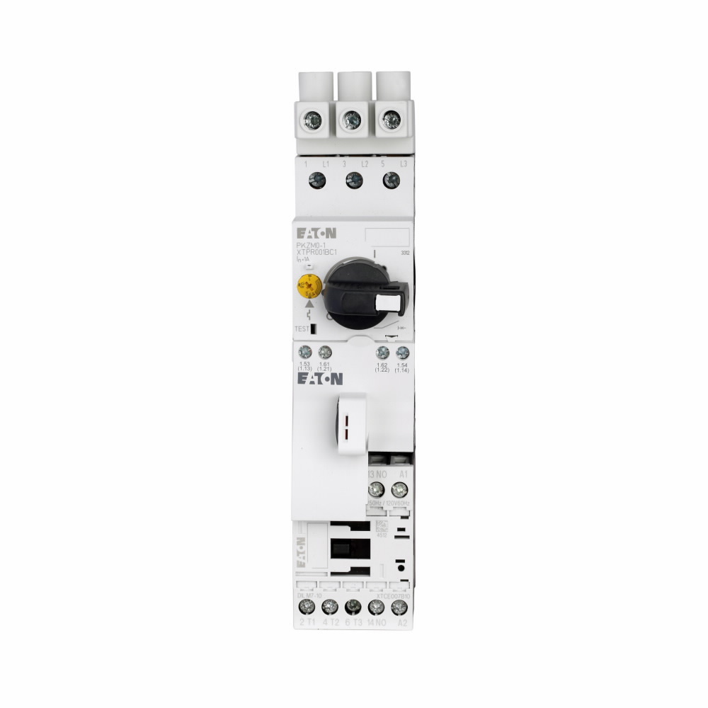 Eaton XT IEC motor control UL 508 Type F - XT IEC FVNR Combination Motor Controller,50 A,110V 50 Hz, 120V 60 Hz,1NO-1NC auxilary contact,Frame D,55 mm,16 to 63 A,Built in heater, Magnetic trip elements,Type 2 Coordination,Frame Size D, 55 m