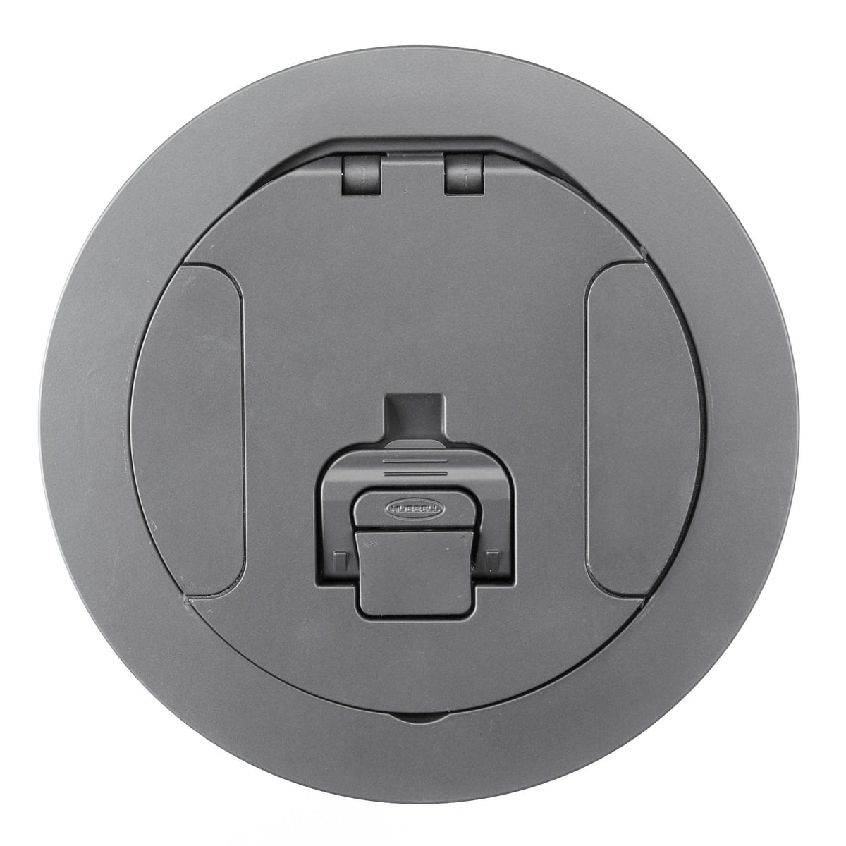 Fire Rated Poke Throughs, Recessed 6" Series, Cover Assembly, Gray Powder Coat