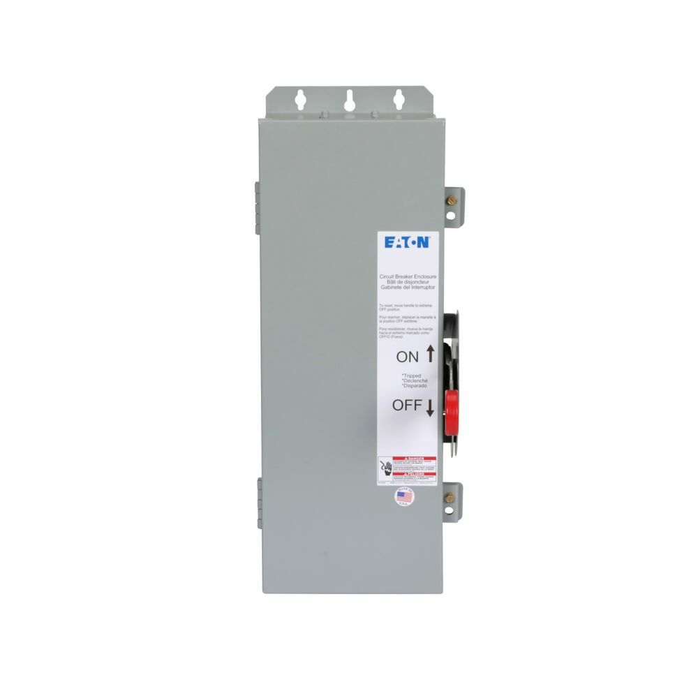 Eaton NEMA 12  enclosure. Accepts PD1, 3-Pole, 125A frame MCCB