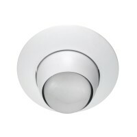 6 in. White Recessed Eyeball Trim Designed for 6 inch Housings