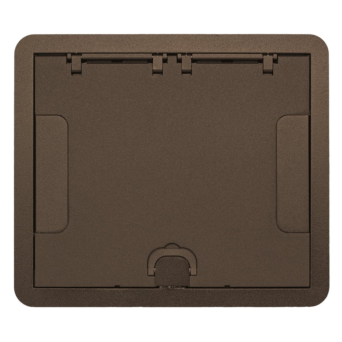 Concrete Floors, Recessed, CFB6G & CFB10G Rectangular Series, Surface Cover Assembly, Bronze Powder Paint Finish