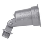 Silver Lamp holder, material-Die Cast Zinc Zamak 3. Lamp maximum-150 watt, PAR 38 or R40. Inside gasket and ground screw included.