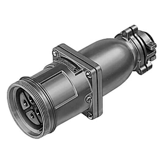 Heavy Service Ever-Lok Connector WT 60 Amp, 3 Pole 4 Wire, 1 3/16 inch  Bushing ID, 1 inch  Conduit Size