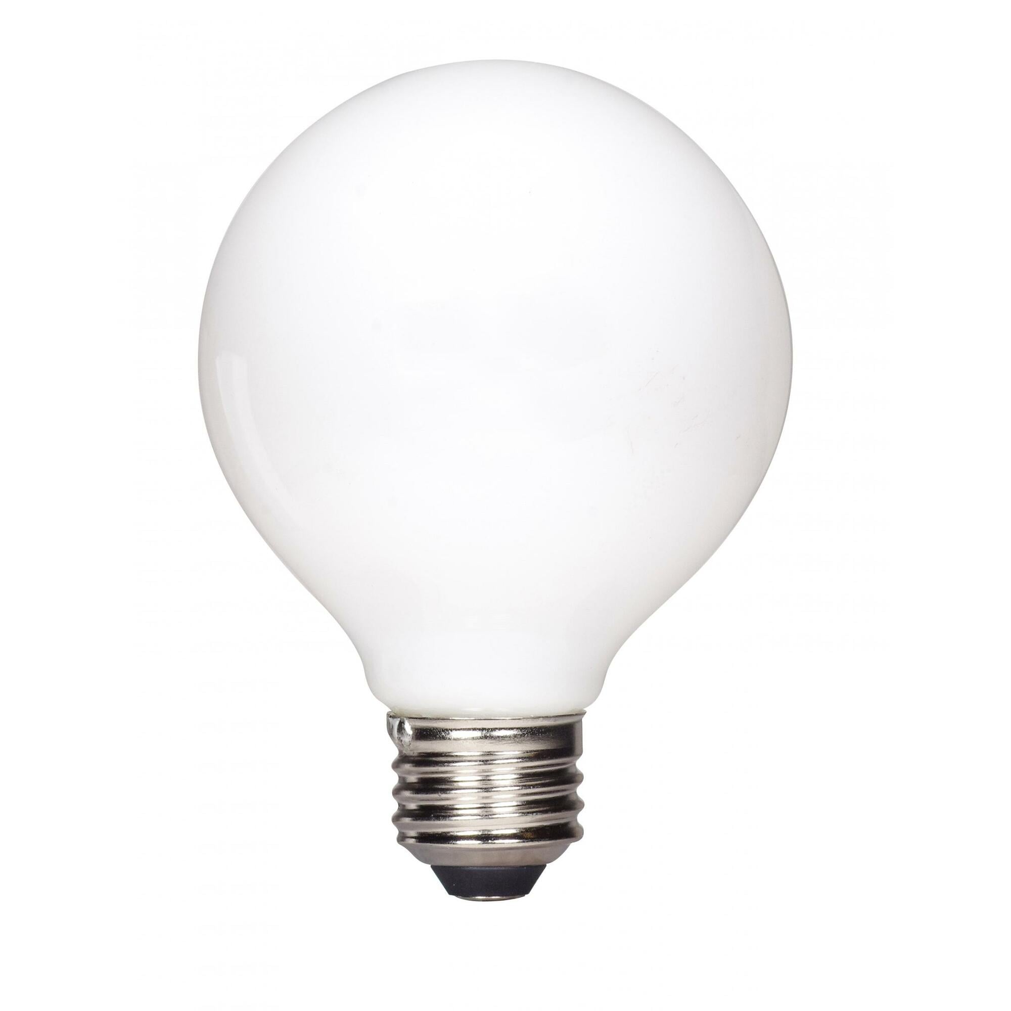 4.5 Watt G25 LED - Soft White finish - Medium Base - 2700K - 420 Lumens - 120 Volt