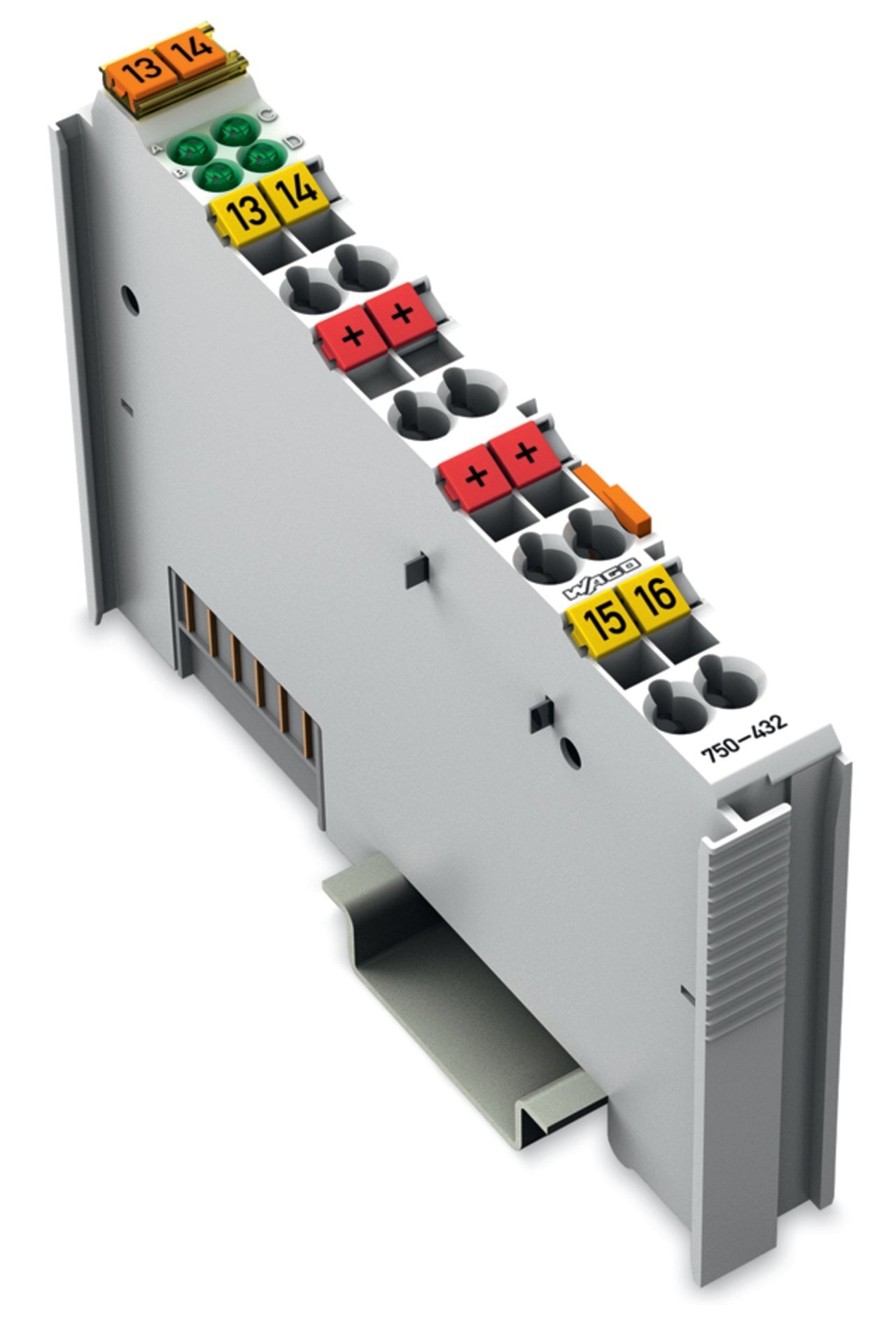 4-channel digital input; 24 VDC; 3 ms; 2-conductor connection