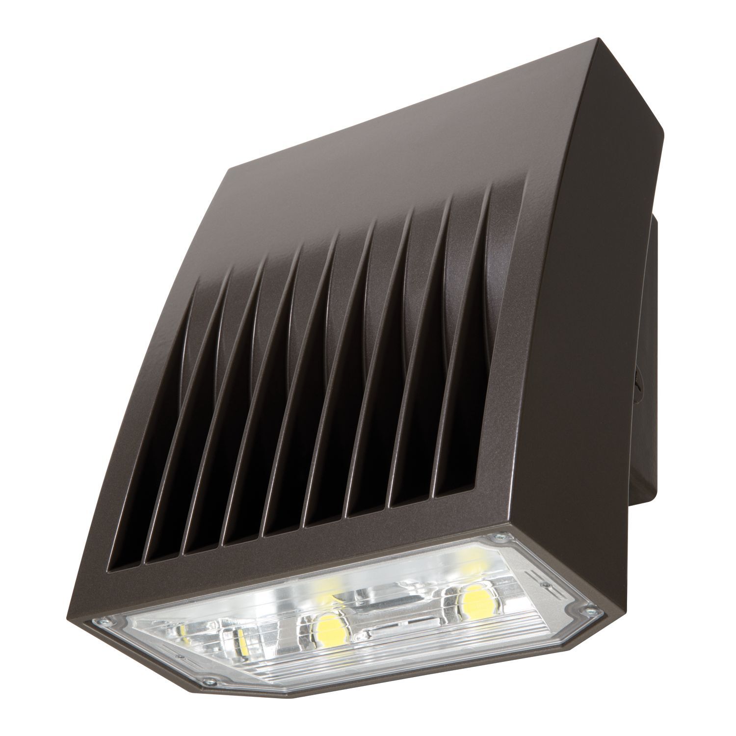 Crosstour MAXX, LED 102W, Wall Mount, Full Cutoff Door, 5000K, 120-277V, Carbon Bronze