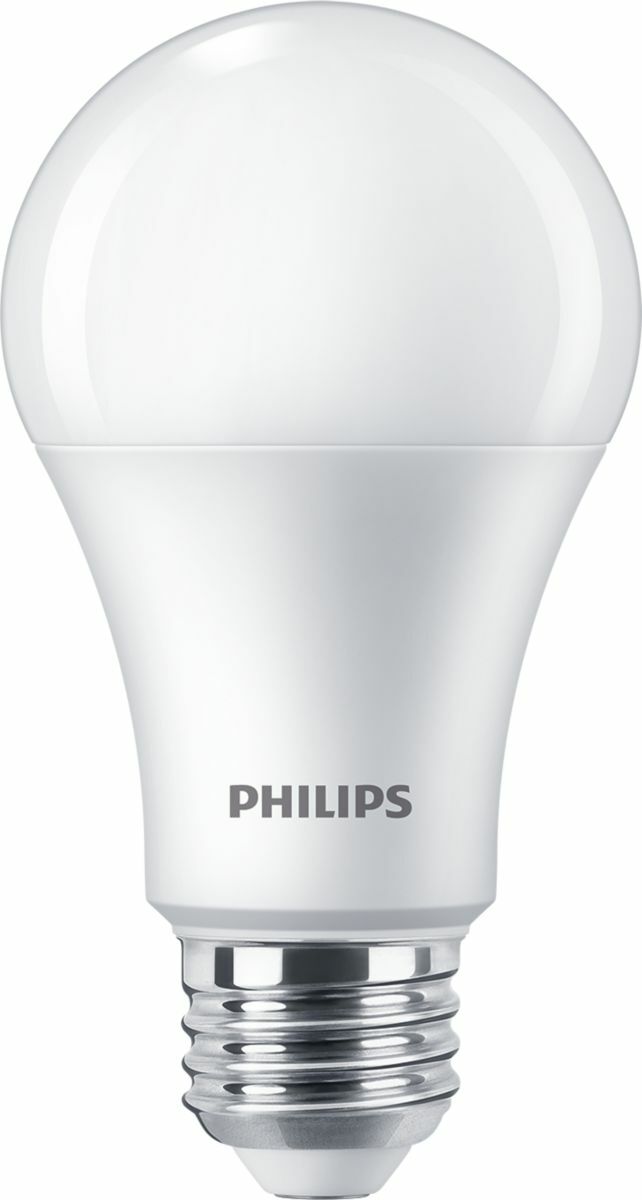 Philips A-shape Dimmable LED lamps are the smart LED alternative to standard incandescents. The unique lamp design provides omi-directional light with excellent dimming performance.
