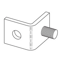 Eaton B-Line series three stud ring connection, 1.87" H x 1.87" L x 1.63" W, Steel, Electro-plated