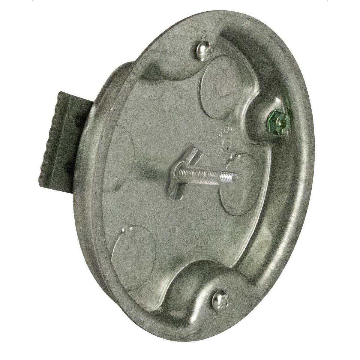 4 In. Round Ceiling Rated Box, 1/2 In. Deep, Old Work