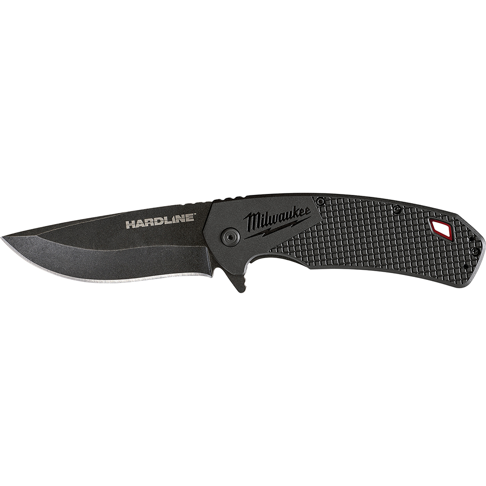 3.5 in. HARDLINE Smooth Recurve Drop Point Blade Pocket Knife