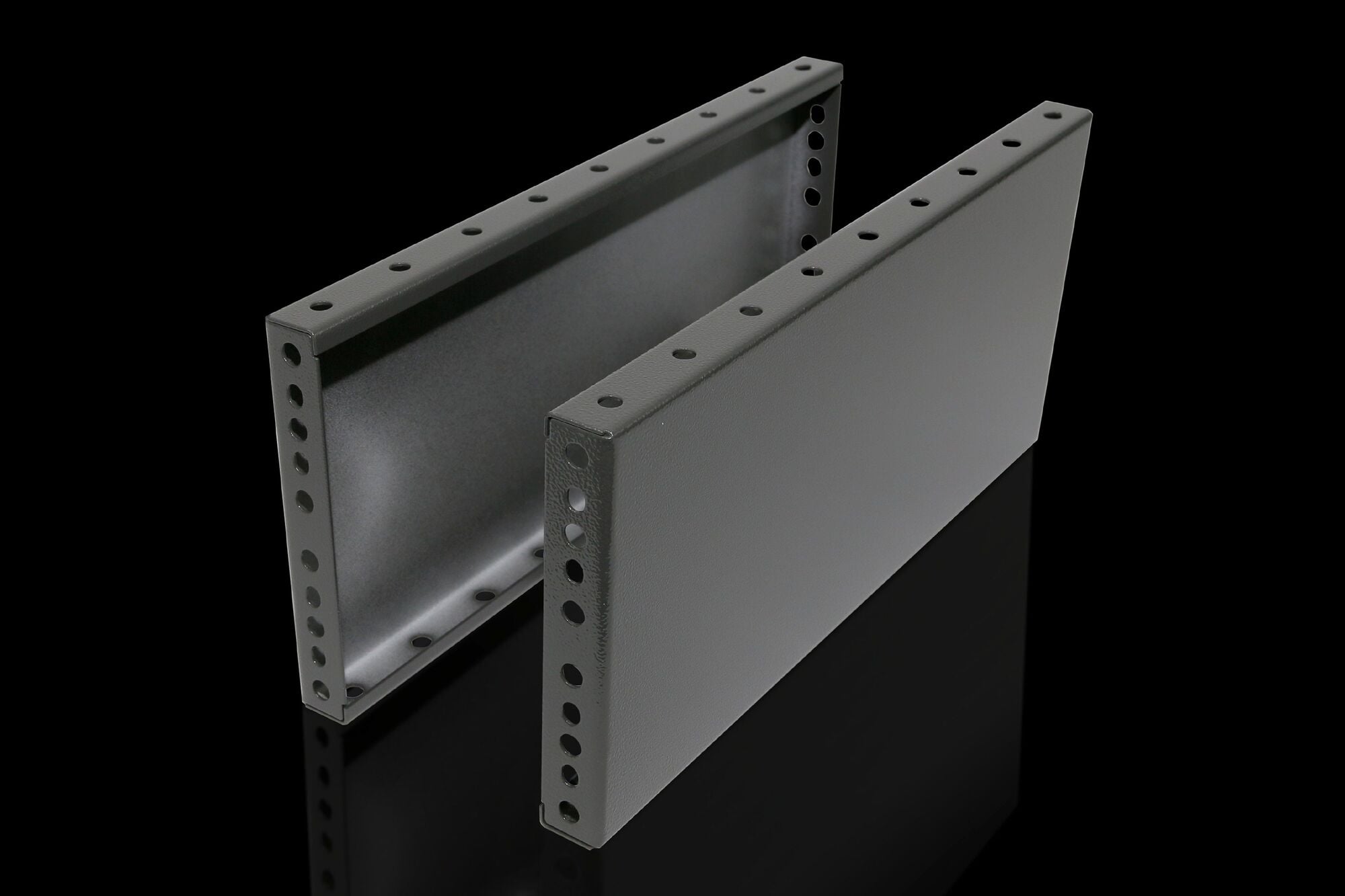 TS Trim panel, sides, H: 200 mm, for W: 600 mm, RAL 7022, carbon steel