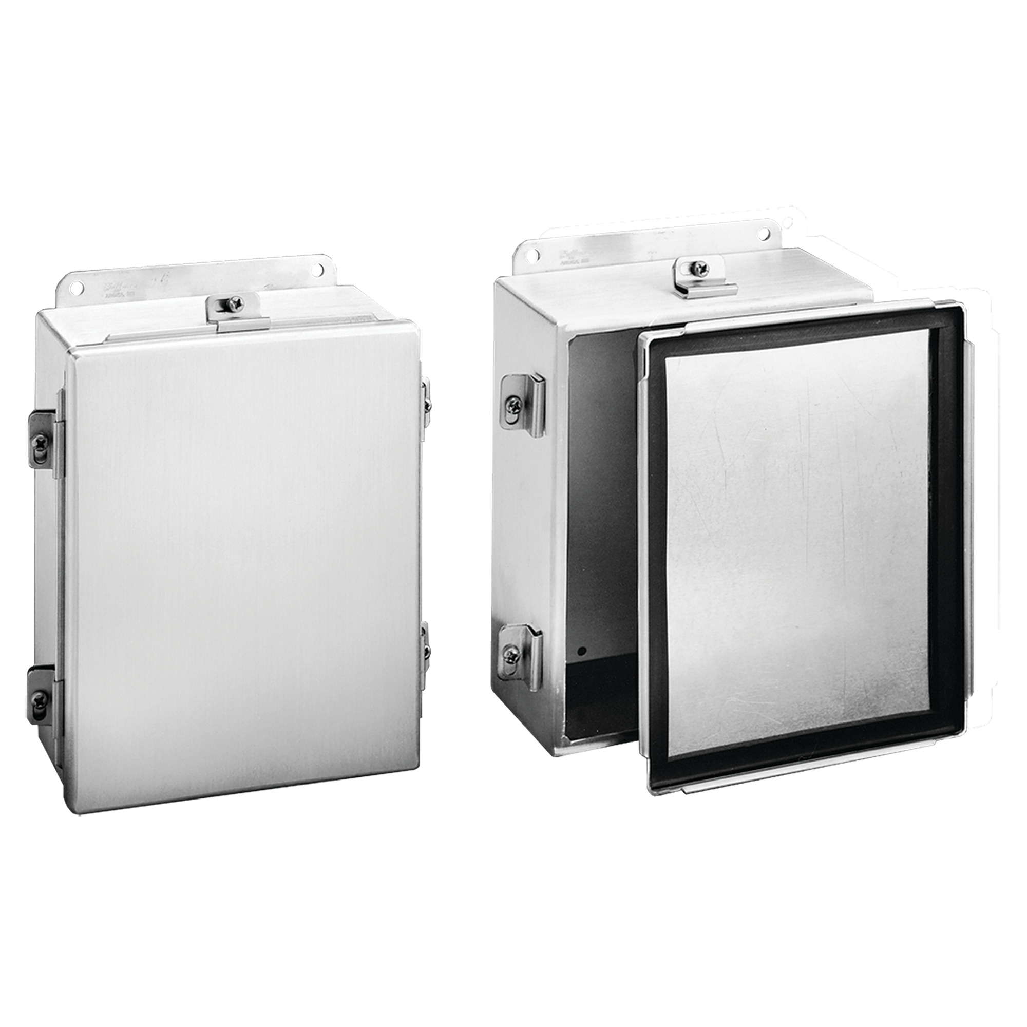 Clamp-Cover Lightweight Enclosure Type 4X, 14x12x6, Brushed, Aluminum