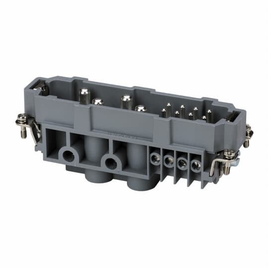Male screw terminal insert. For use with K series.