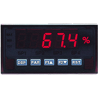PAX® Universal DC Input Meter, Red Display, DC Powered