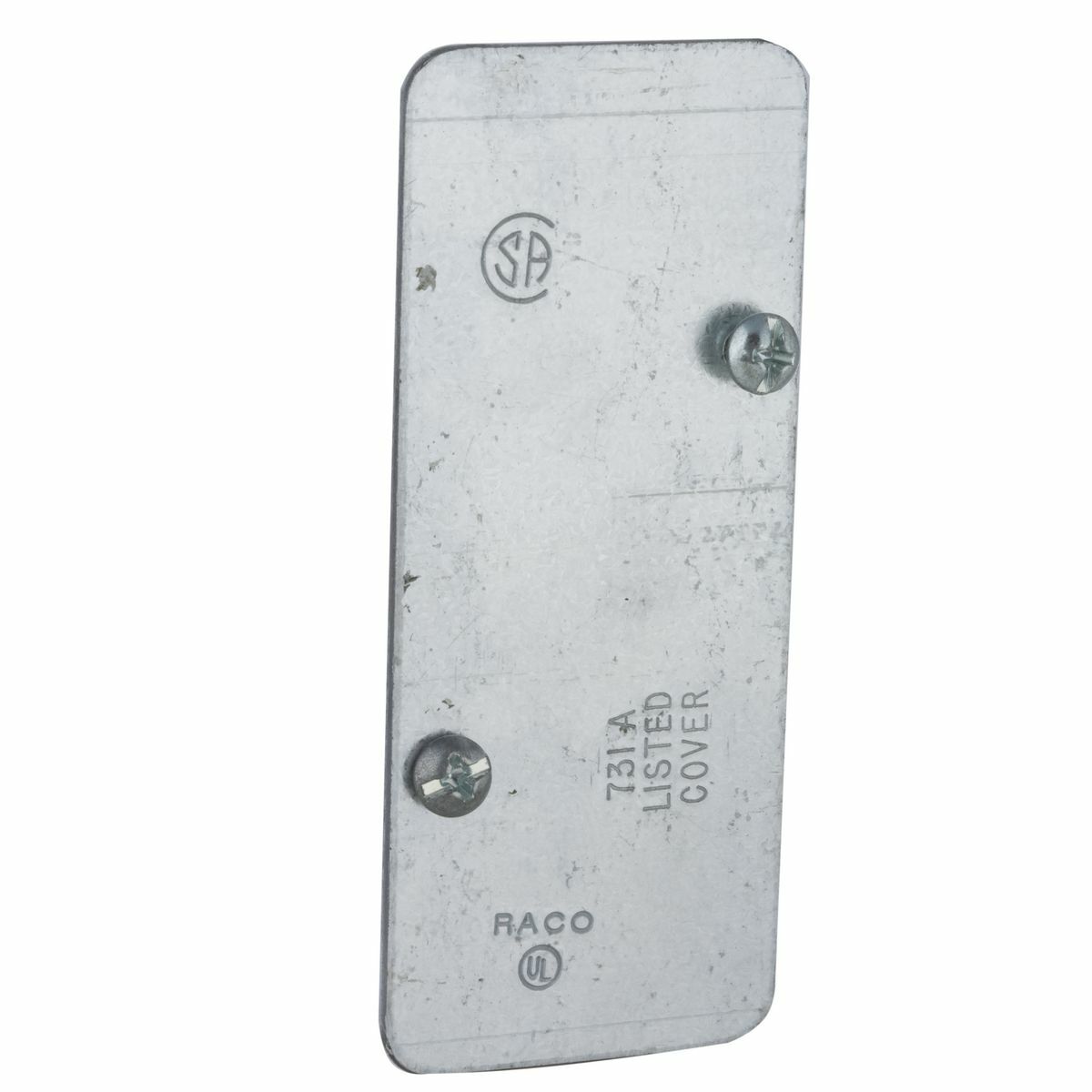 3-3/4 In. x 1-9/16 In. Industrial Handy Bx. and Cvr - Drawnw/ConduitKO's, Blank Cvr with Captive Screws