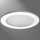 5" Trim Showerlight White Trim with Flat Frost Lens