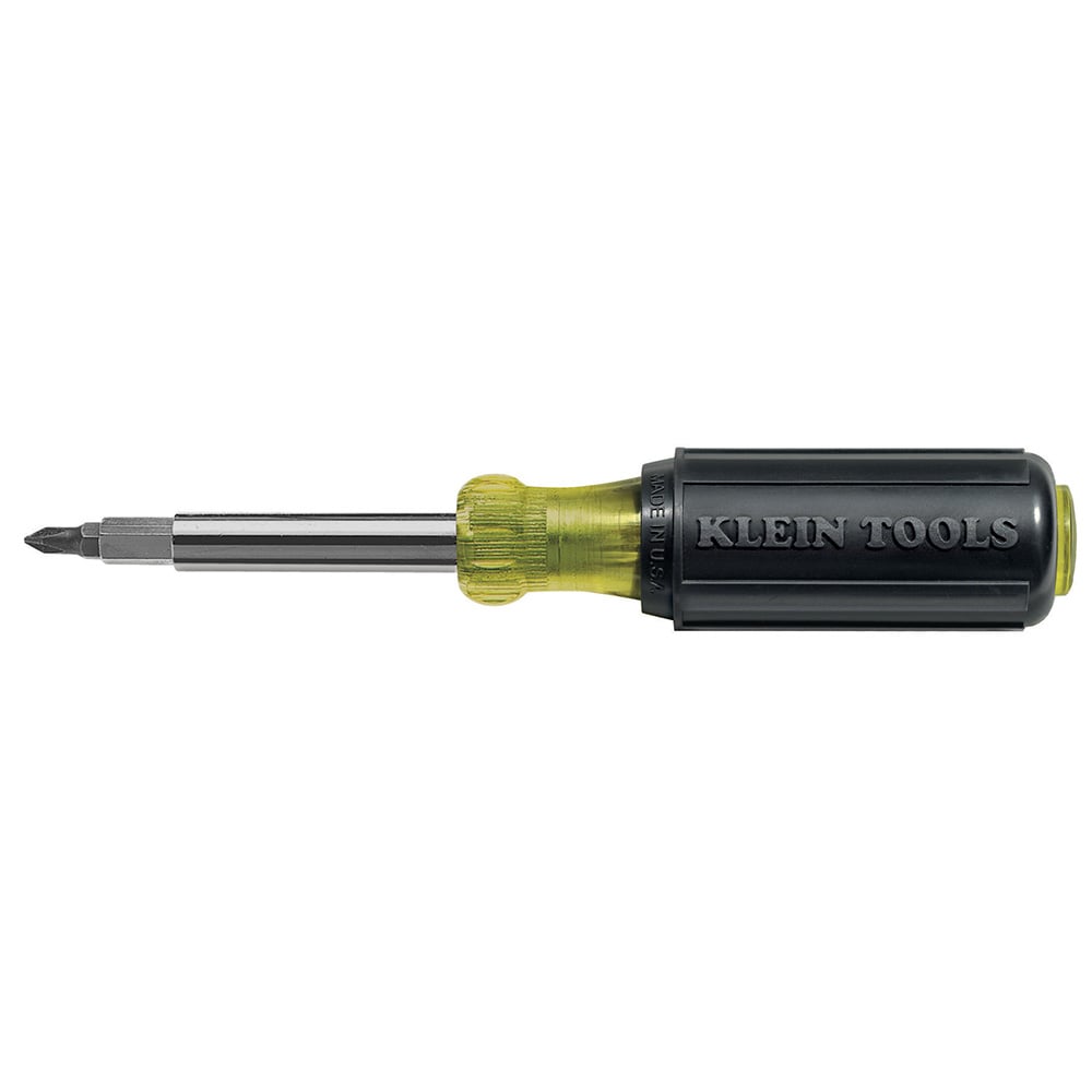 10-in-1 Multi-Bit Screwdriver / Nut Driver (12-Pack), Screwdriver / Nut Driver with cushion-grip handle for greater torque and comfort