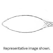 Single U Eye, Closed Mesh, Single Weave, Standard Duty, Support Wire Mesh Grip .750 to .990 Cable Diameter
