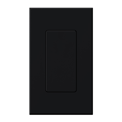 Nova T Accessory, Blank Insert, Architectural matte blank insert in black