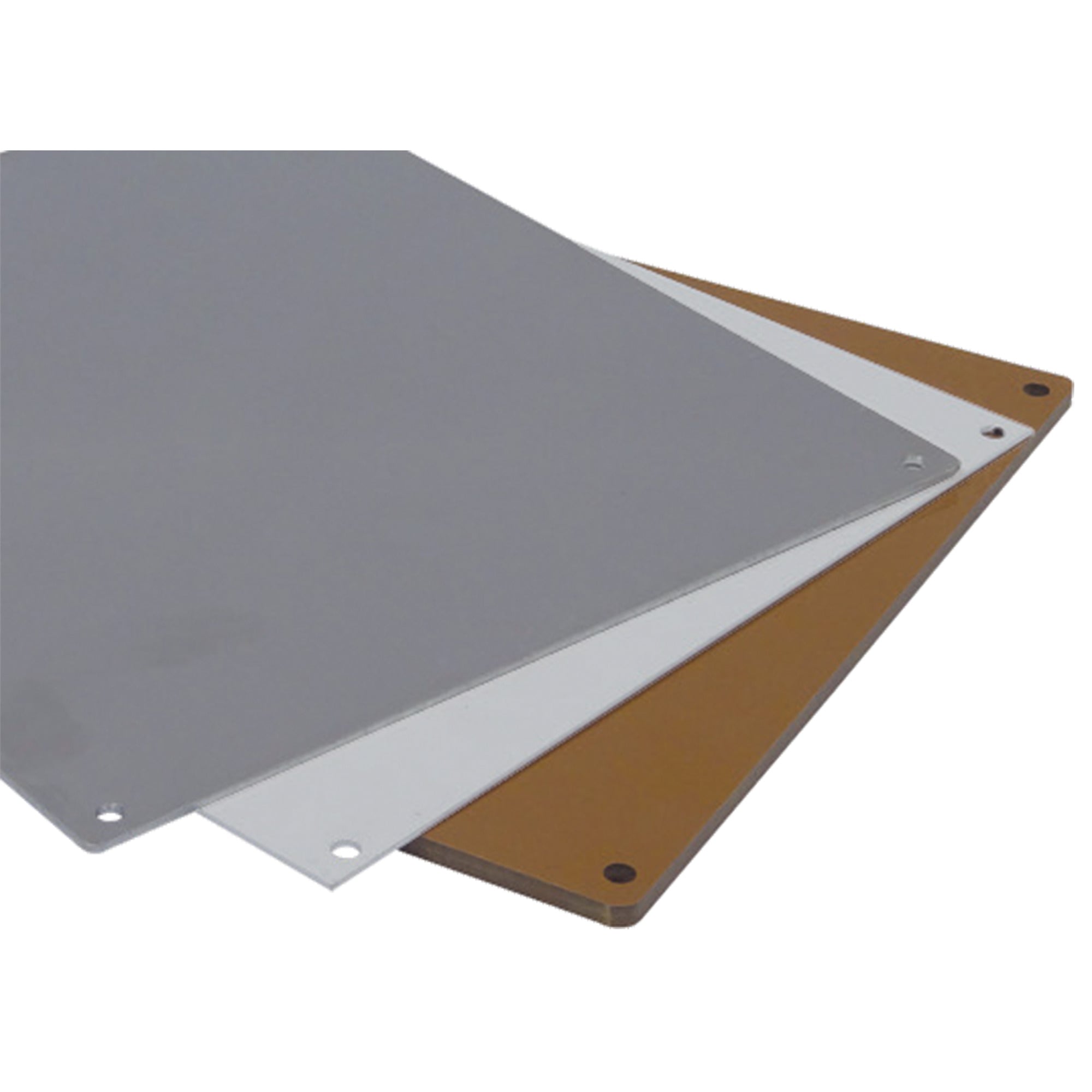 APO Mounting Plate, 20.70x10.00x0.06, Powder Coated, Mild Steel