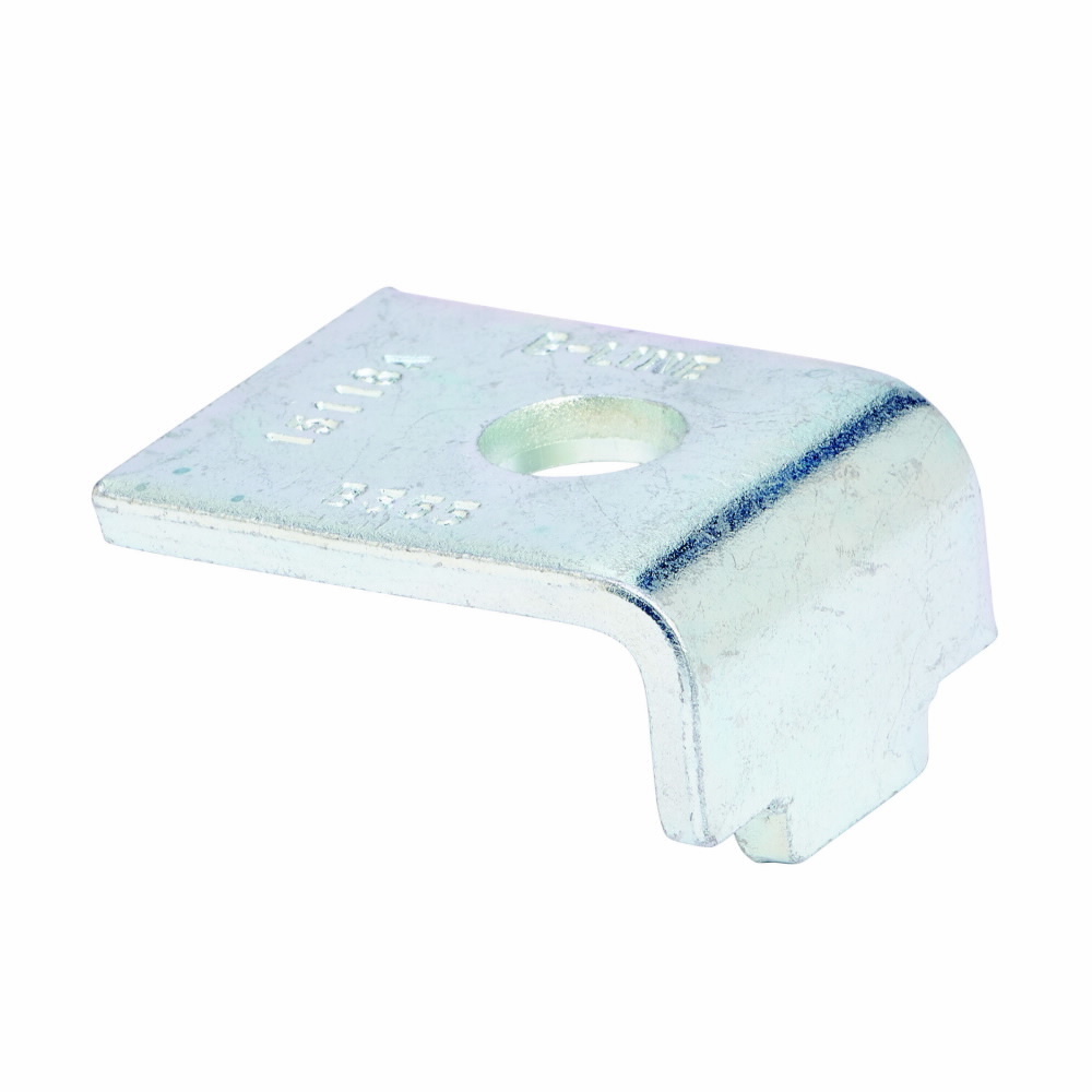 Eaton B-Line series beam clamps, 1.84" H x 1.8438" L x 1.6250" W, Steel material, 1200 Lbs load cap, 0.625" beam thickness