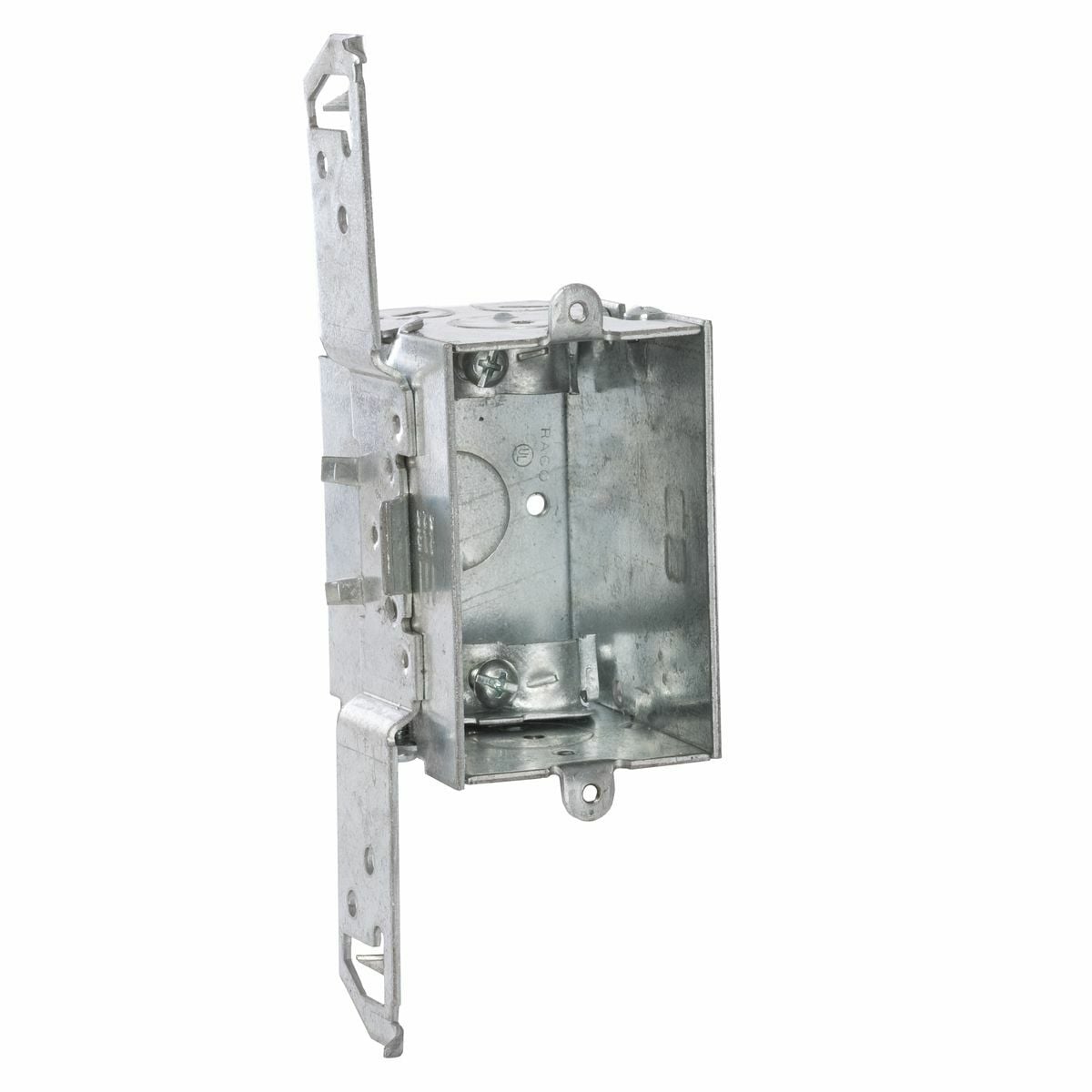2-1/2 In. Deep Switch Box - Gangable with NMSC Clamps, TS Brkt, 1/2In.Setback