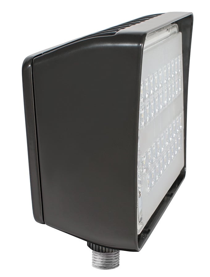 Pip Flood,light 20W, 5000k, LED, 120-277V, Dimmable with Arm, Bronze