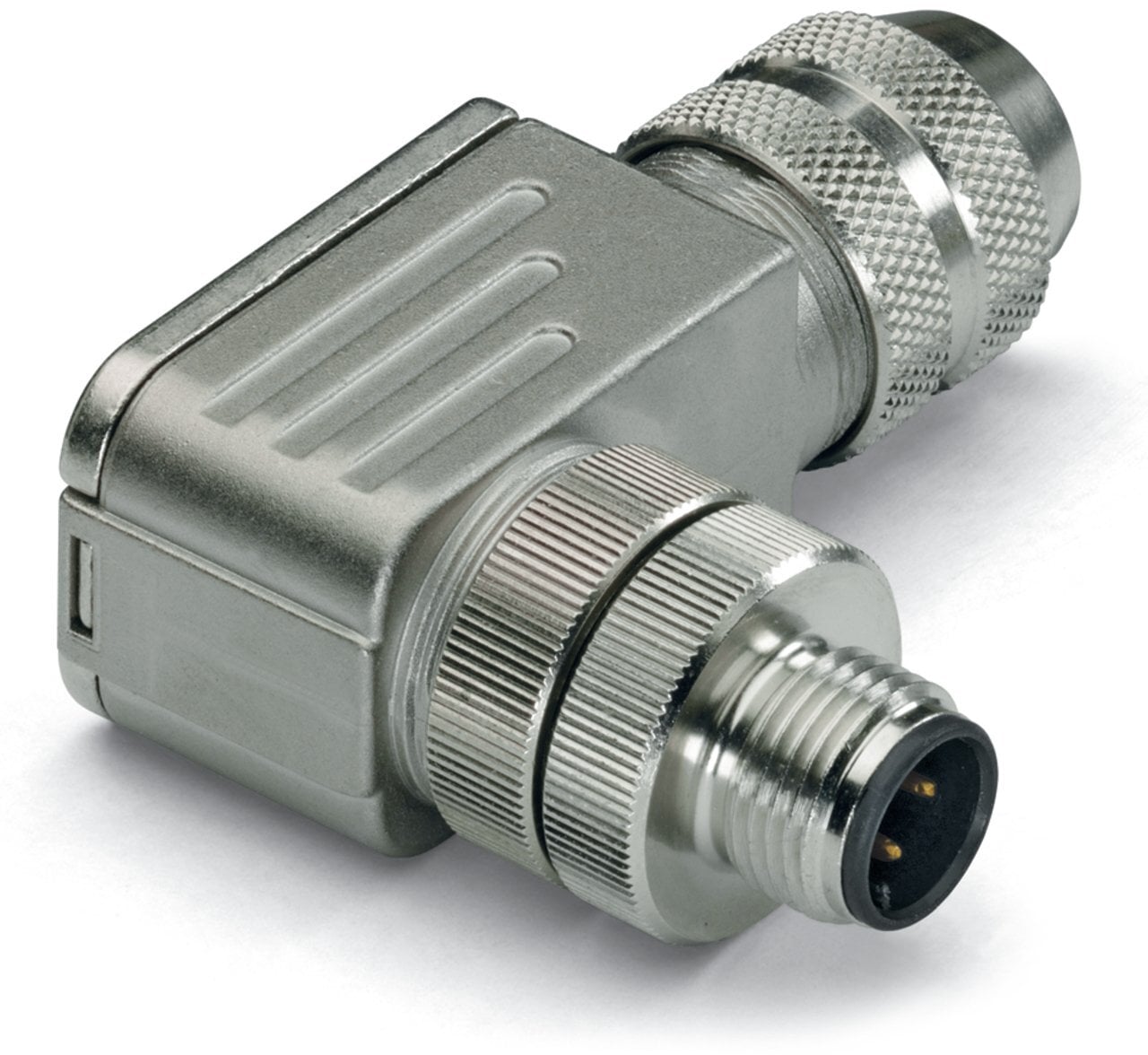 Accessories; M12 plug, right angle; 4-pole