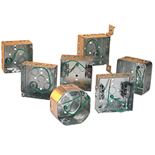 UNI MOUNT COVER 1G 5/8 RSD WITH 403 BOX PF