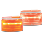 Radiant Steady Bright Light Module, Fresnel Lens, Blue - Modular design allows for up to 7 light modules, 6 light modules plus 1 sound module (1 channel) or 5 light modules plus 1 sound module (2 channels). Steady light effect with 6 bright LEDs. Five lamp/lens colors: Amber, Blue, Clear, Green and Red. Two lens types: Clear and Colored. Compatible with 12-24VAC/DC or 120-240VAC (Voltage dependent on selected wiring module). Indoor/Outdoor use. PLC compatible. Type 4X, IP65 enclosure when installed with both gaskets included with each module. IP69K compliant when installed with both gaskets included with each module. UL and cUL Listed, CE Certified.