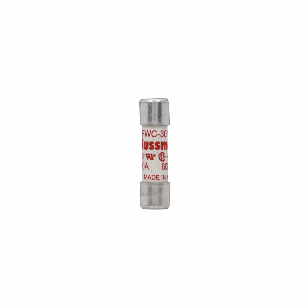 Eaton Bussmann series FWC high speed cylindrical fuse, 500V, 20A, 200 kAIC Vac, 50 kAIC at 700 Vdc, Non Indicating, High speed fuse, Ferrule end X ferrule end