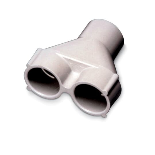 Y Fitting, 3/4 Inch, Gray, For use with Multi-Service Floor Box