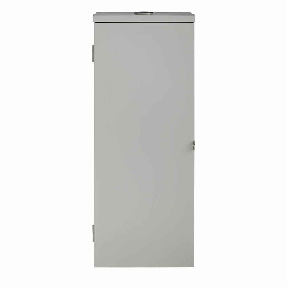 Outdoor Load Center, NEMA 3R with Main Breaker, 200 Amp, 30 Spaces, 22KA Interrupt Rating, Enclosure and Door Only