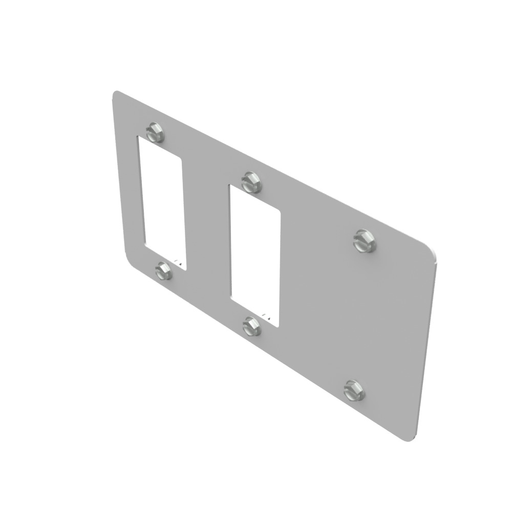 Receptacle Face Plate Millennium 520 520 Blank
