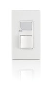 15-Amp 120V AC Combination Decora Switch with LED Guide Light, Almond