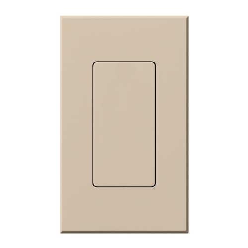 Nova T Accessory, Blank Insert, Architectural matte blank insert in taupe