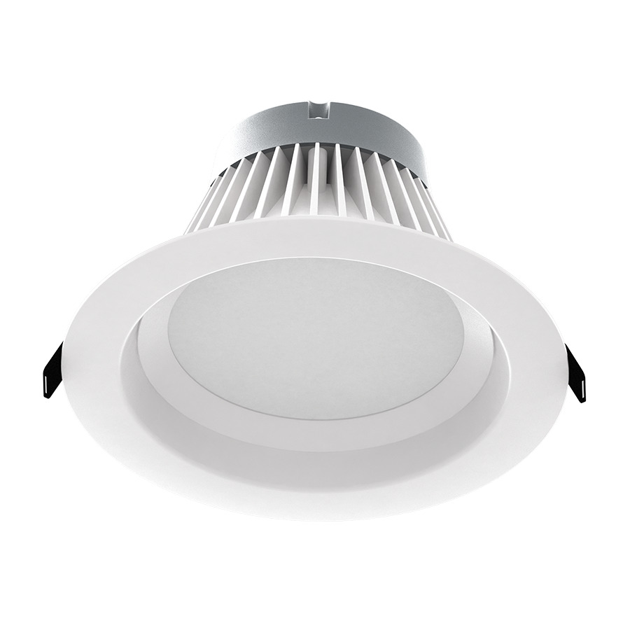 Commercial Downlight 8in Field adjustable 33w 3000lm 4CCT unv CRI90 0-10vdim White