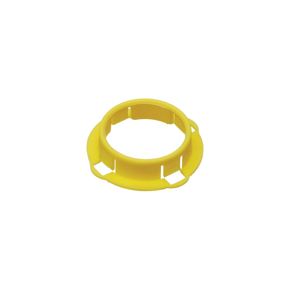 Non-metallic black stud bushing that fits into a 1/2 inch knockout, sold in a quantity of 100.