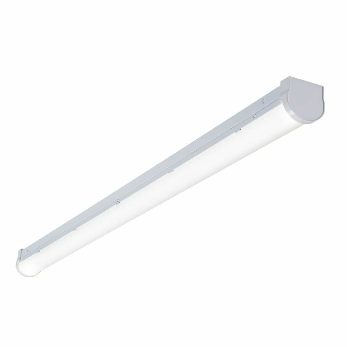 Lensed LED Strip Light, 83W, 120-277V, 80 CRI, 3500K, 10322 Lumens Post Painted with High Reflective Paint