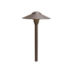 DOME PATH LIGHT - A shorter version of our popular 15310 designed for use with lower planting and smaller garden areas.