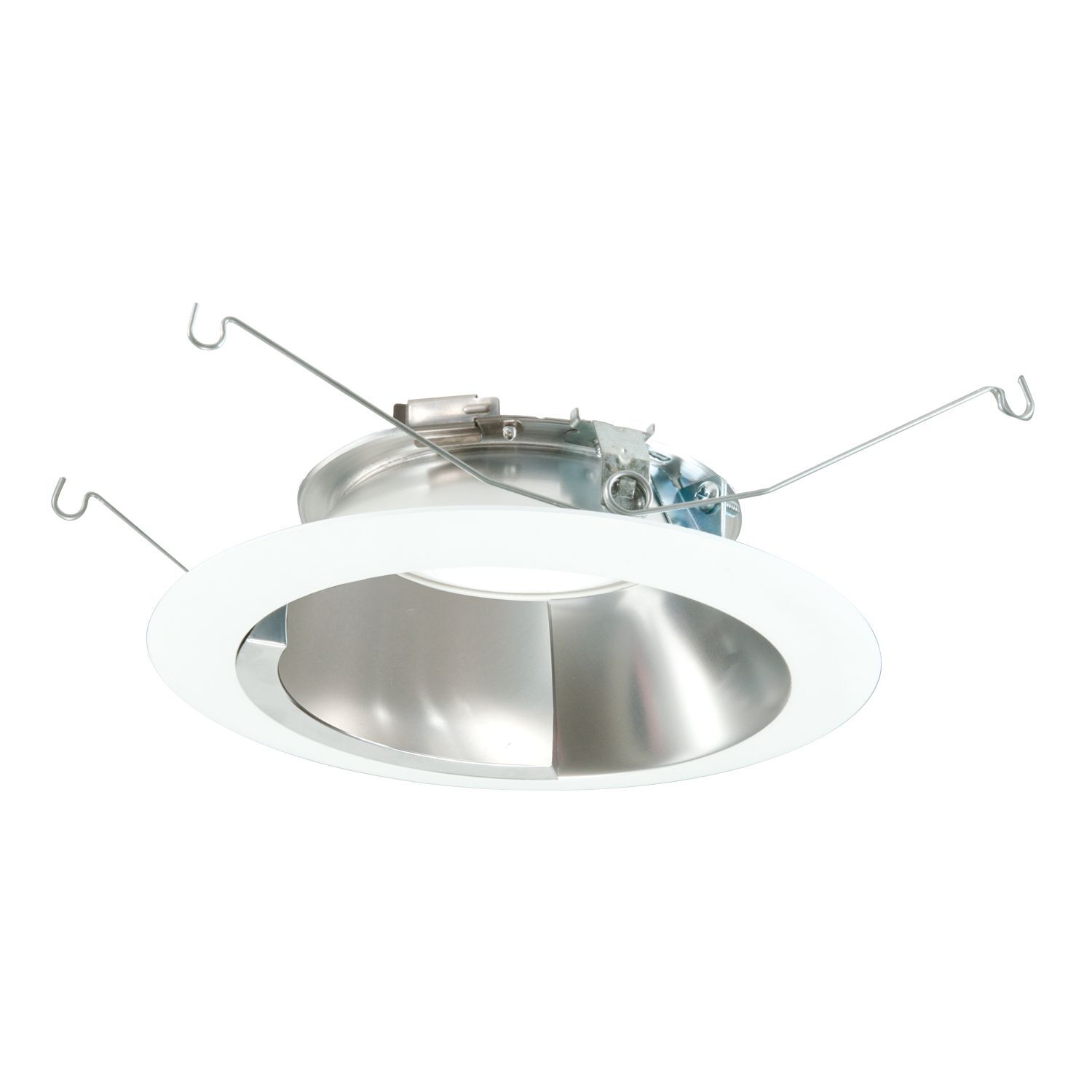 6" Wall Wash Trim, Specular Clear, Repostionable Kick Reflector