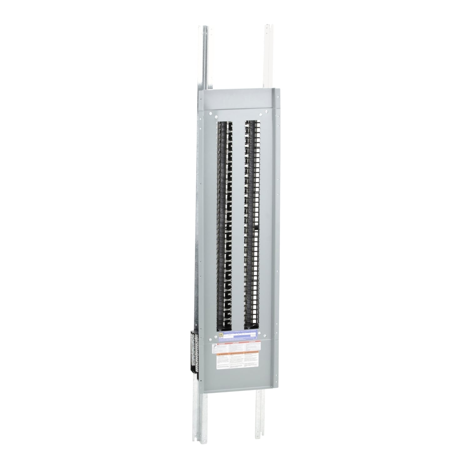 Panelboard interior, NQ, main lugs, 400A, Cu bus, 84 pole spaces, 1 phase, 3 wire, 240VAC, 48VDC