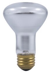 Incandescent R20 Reflector Lamp Indise Frost Finish 45 Watt 130 Volt