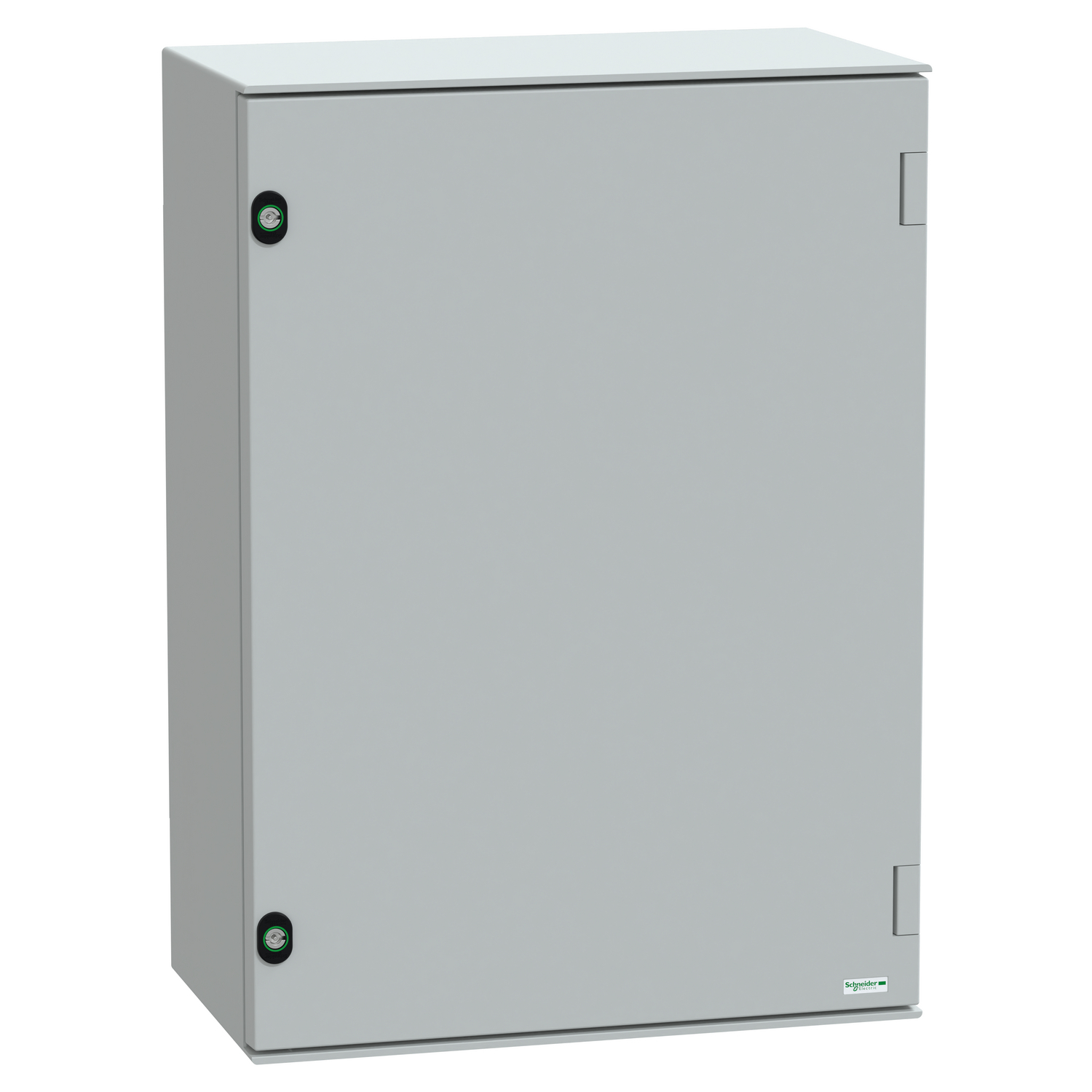 Wall mounted polyester enclosure, PanelSeT PLM, plain door, 747x536x300mm, IP66, IK10, RAL 7035