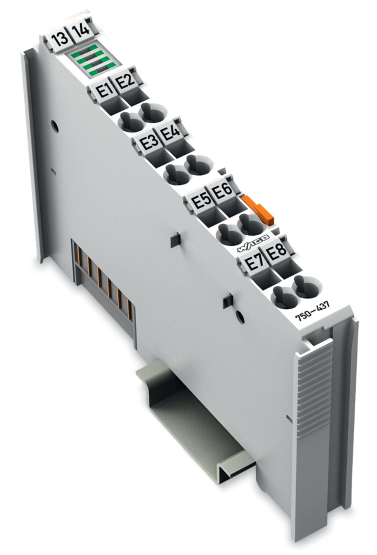 8-channel digital input; 24 VDC; 0.2 ms; Low-side switching